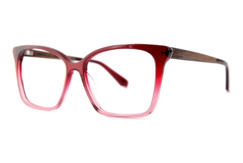 Brille Wood Fellas Curve (11042 curled/red)