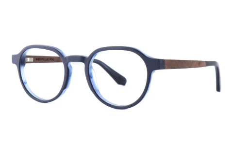 Brille Wood Fellas Fog (11054 curled/blue)