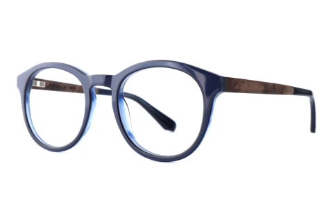 Brille Wood Fellas Drop (11071 curled/blue)