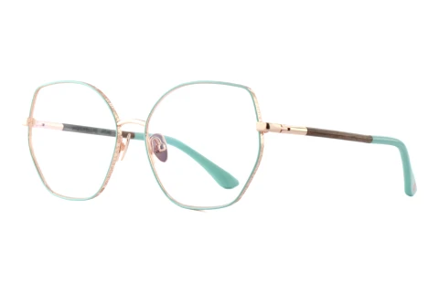Brille Wood Fellas ATLAS (11110 curled/green/rose gold)