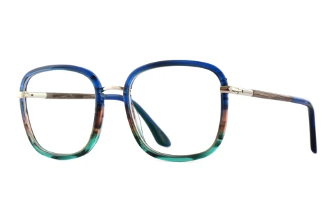 Brille Wood Fellas SERENO (11129 walnut/blue/gold)