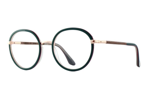 Brille Wood Fellas OSTRO (11130 macassar/green/rose gold)