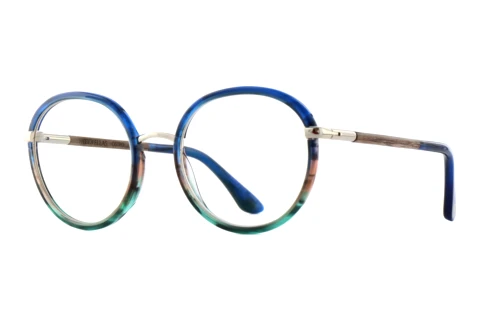 Brille Wood Fellas OSTRO (11130 walnut/blue/gold)
