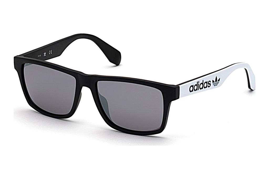 Adidas Originals   OR0024 02C grau verspiegelt02C - schwarz matt / grau verspiegelt