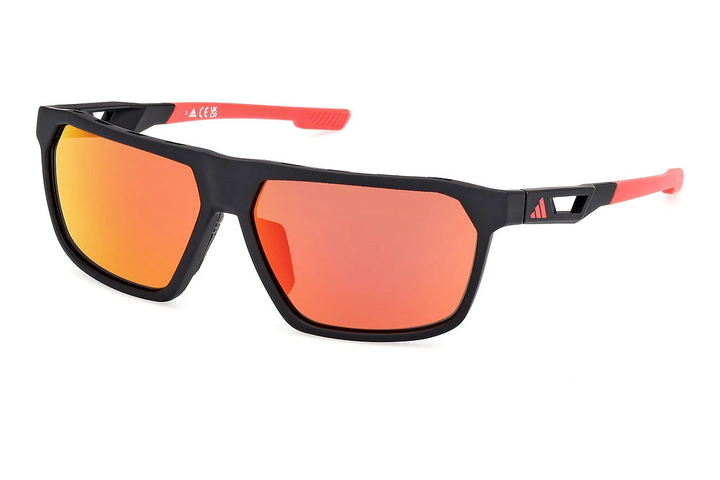 Adidas   SP0096 02L roviex verspiegeltMatt Schwarz