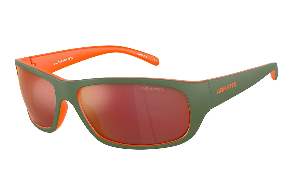 Arnette   AN4290 29436Q Grey Mirror Orange/YellowMatte Top Military/Orange
