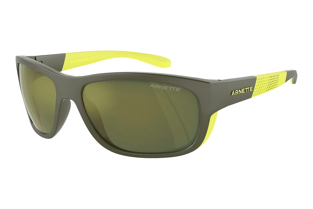 Arnette   AN4337 28546R Dark Green Mirror PetrolMilitary/Lime Matte/Shiny