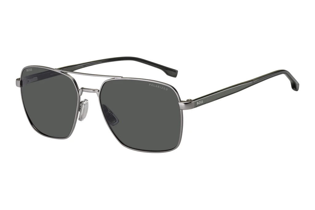 Boss   BOSS 1045/S/IT R81/M9 GREY POLARIZEDMATTE RUTHENIUM