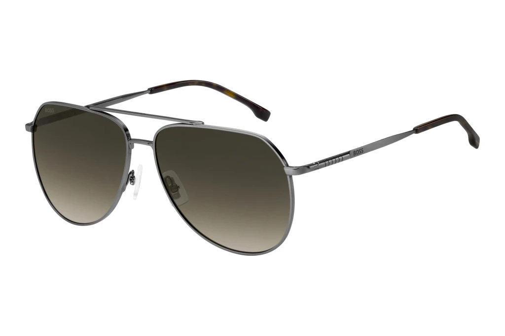 Boss   BOSS 1447/S KJ1/86 BLACK BROWN GREEN ANTIREFLEXDARK RUTHENIUM