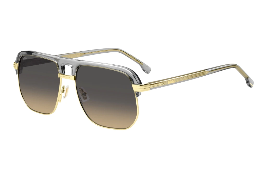 Boss   BOSS 1752/S FT3/PR GREY BROWN DOUBLESHADEGREY GOLD