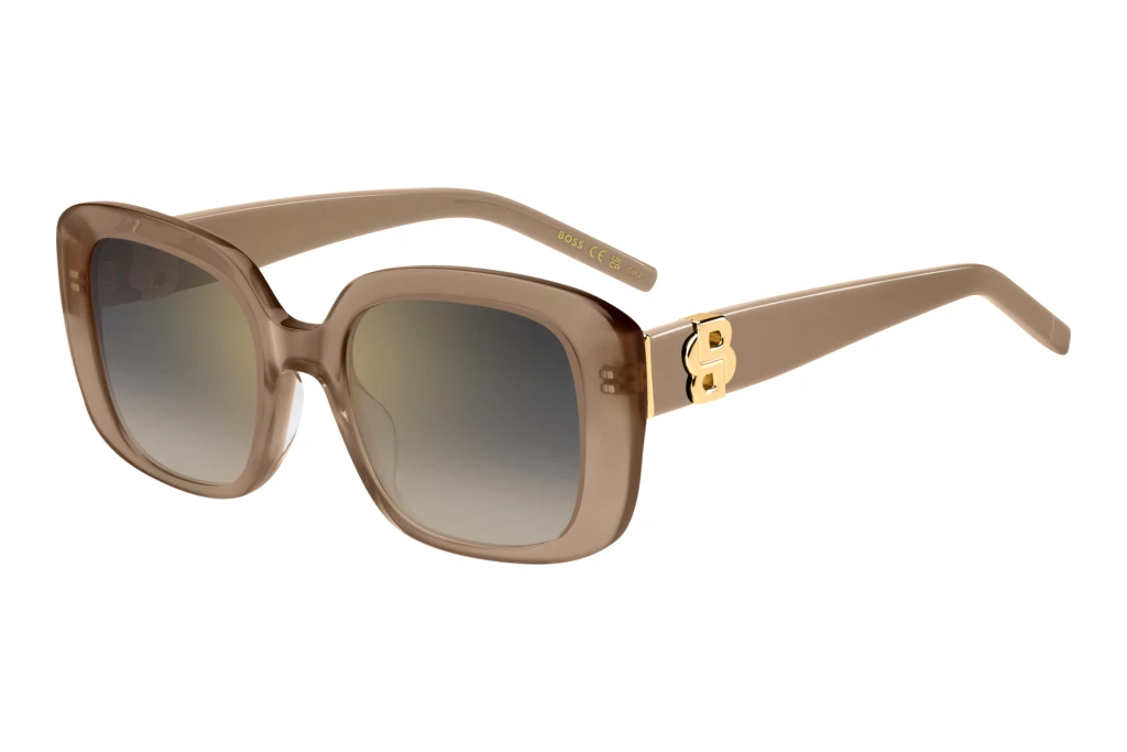 Boss   BOSS 1791/G/S FWM/FQ GREY SHADED GOLD MIRRORNUDE