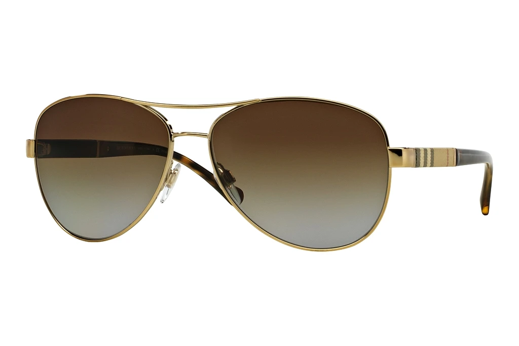Burberry   BE3080 1145T5 Polar Brown GradientLight Gold