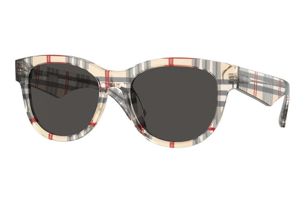 Burberry   BE4432U 412287 Dark GreyVintage Check