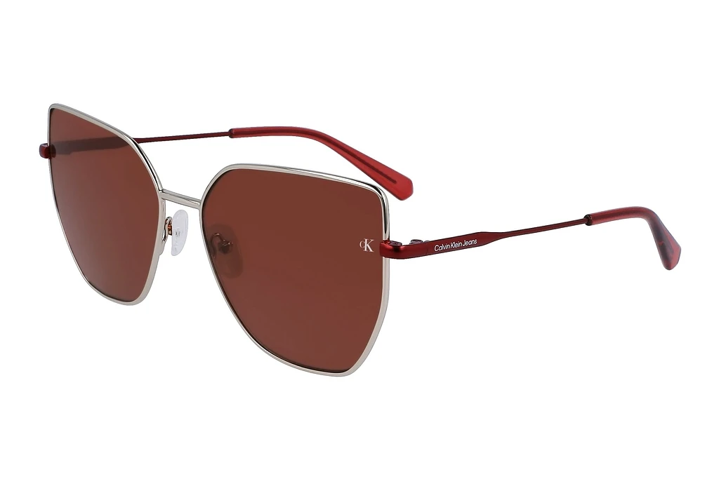 Calvin Klein   CKJ23202S 724 YELLOW GOLD/BURGUNDY