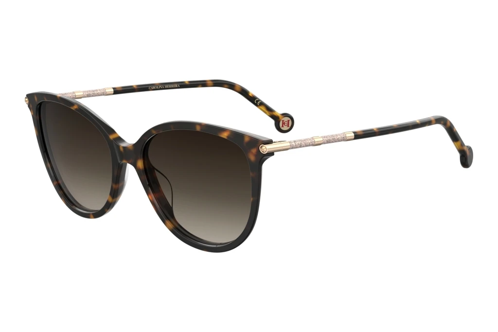 Carolina Herrera   HER 0189/G/S 2IK/HA BROWN SHADEDHAVANA GOLD