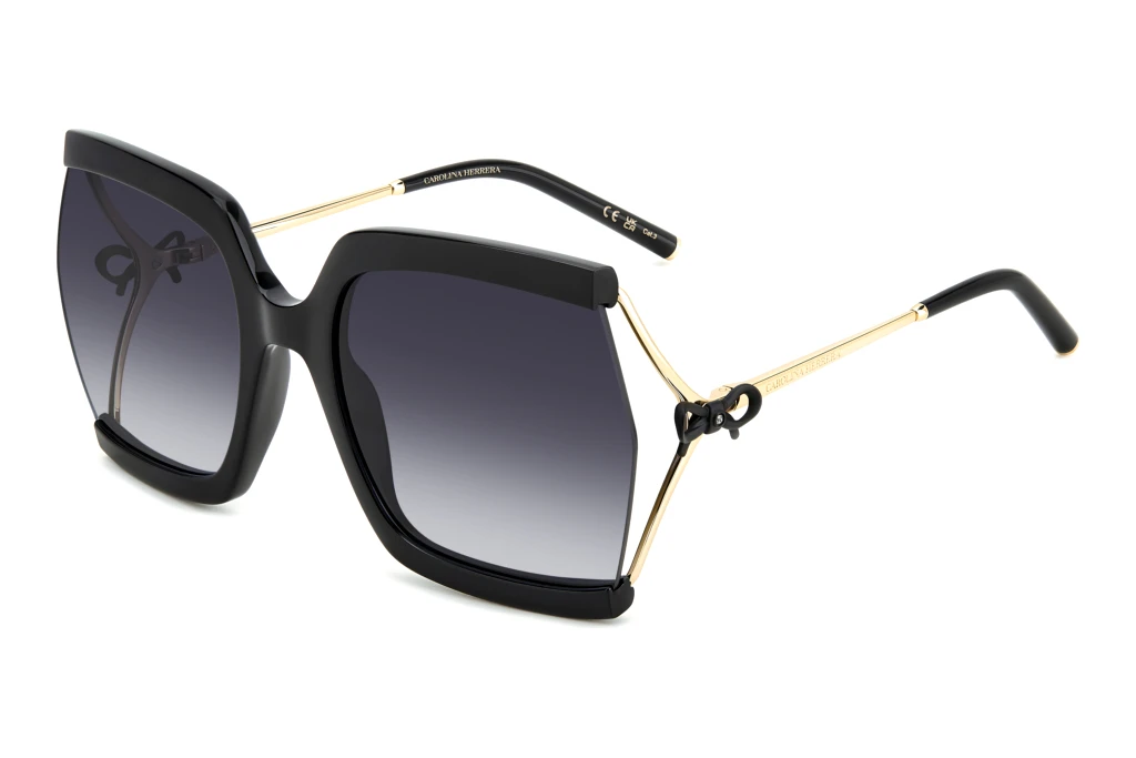 Carolina Herrera   HER 0216/G/S 2M2/9O DARK GREY SHADEDBLACK GOLD