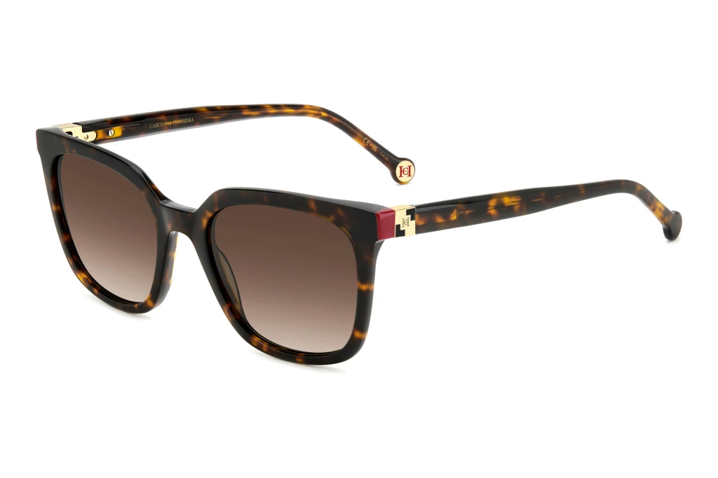 Carolina Herrera   HER 0236/S O63/HA BROWN SHADEDHAVANA RED