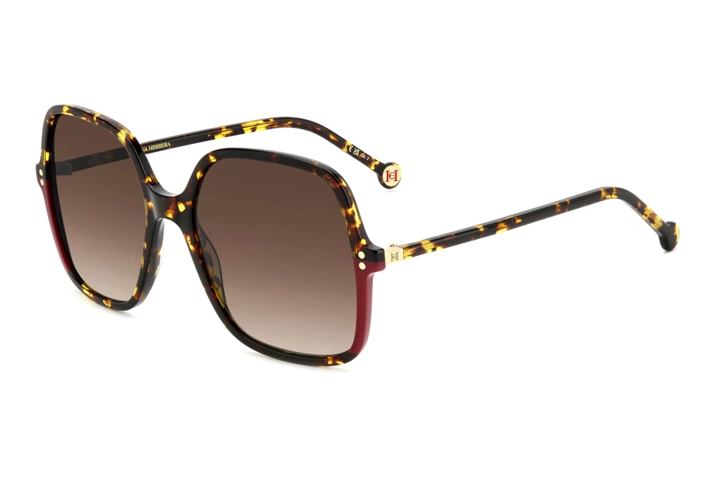 Carolina Herrera   HER 0244/S O63/HA BROWN SHADEDHAVANA RED