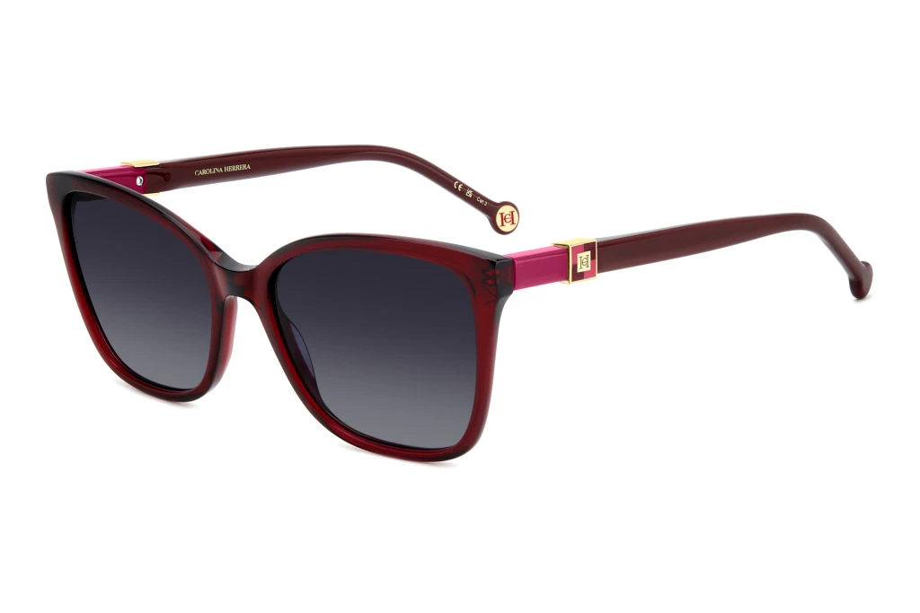 Carolina Herrera   HER 0273/S LHF/9O DARK GREY SHADEDBURGUNDY 2