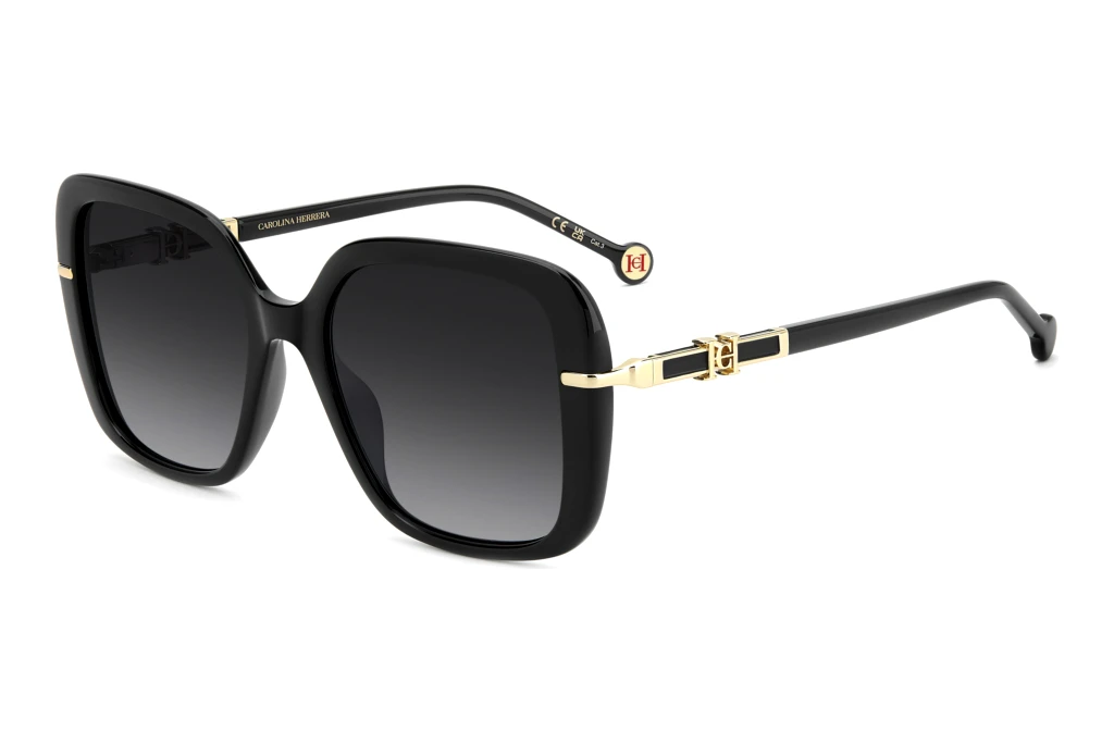 Carolina Herrera   HER 0380/G/S 807/9O DARK GREY SHADEDBLACK