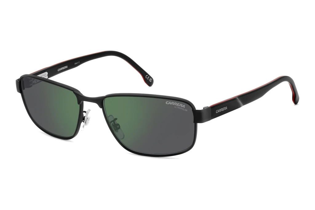 Carrera   C FLEX 09/G/S 003/Q3 GREENGREY SP PZ HIGHT CONTRAST ANTIREFLEMATTE BLACK