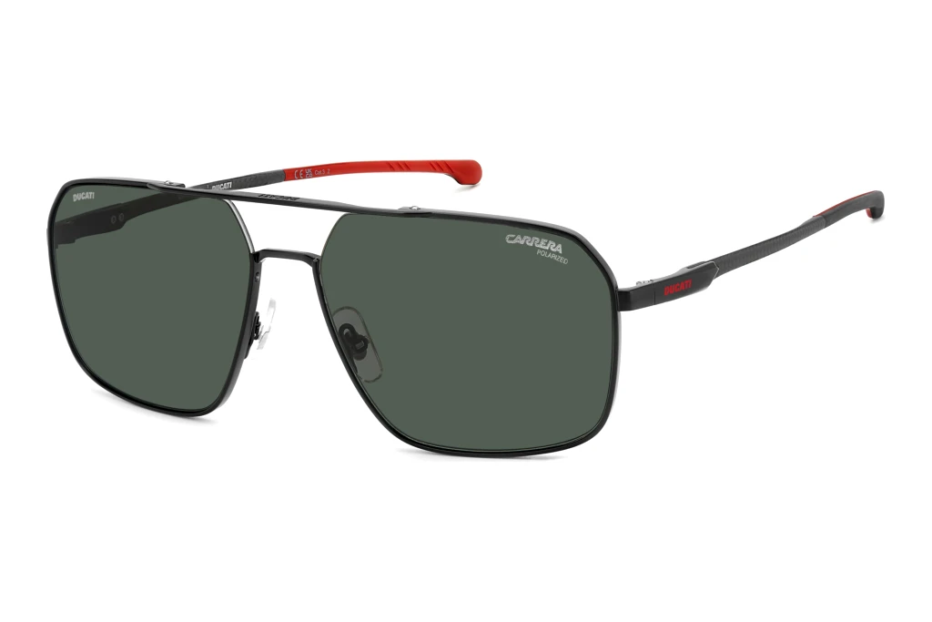 Carrera   CARDUC 038/S 003/UC GREEN POLARIZEDMATTE BLACK