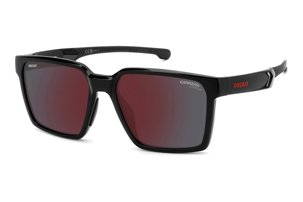 Carrera   CARDUC 045/S OIT/H4 RED MIRROR PZ HIGHTCONTRAST ARBLACK RED
