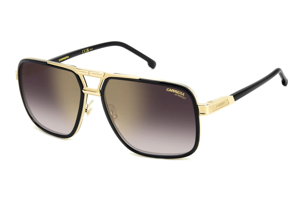 Carrera   CARRERA 1071/S LGD/YK GOLD MIRROR ON BURGUNDY SHADEDBURGUNDY BLACK