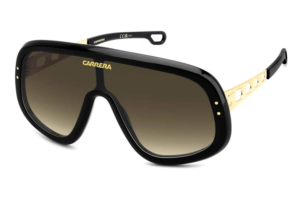 Carrera   FLAGLAB 17 2M2/86 BLACK BROWN GREEN ANTIREFLEXBLACK GOLD