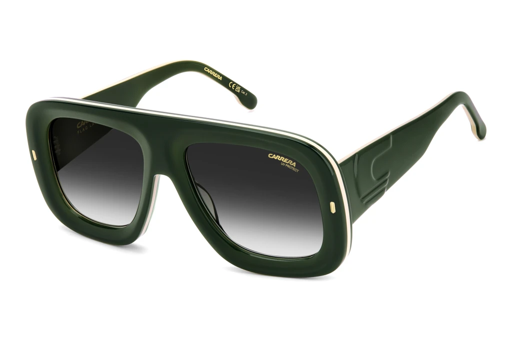 Carrera   FLAGLAB 18 1ED/9O DARK GREY SHADEDGREEN