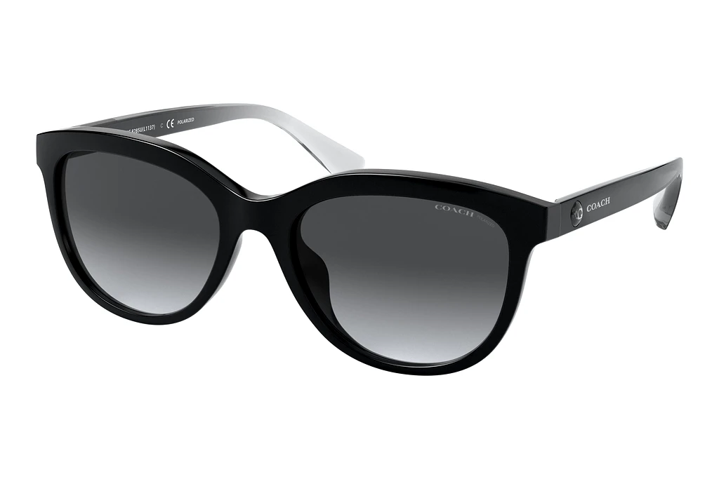 Coach   HC8285U 5002T3 Light Grey Gradient Dark Grey PolarizedBlack