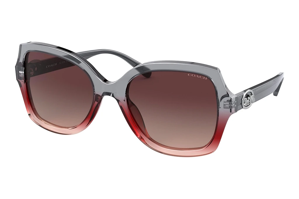 Coach   HC8295 5620E2 Burgundy Grey GradientGrey Burgundy Gradient