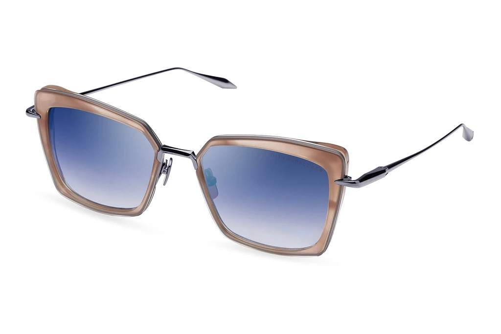 DITA   DTS-405 03A Dark Grey to Clear Gradient-Deep Blue FlashDusty Pink Swirl-Black Rhodium