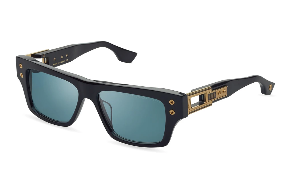 DITA   DTS-407 01A DARK TURQUOISEBLACK - YELLOW GOLD