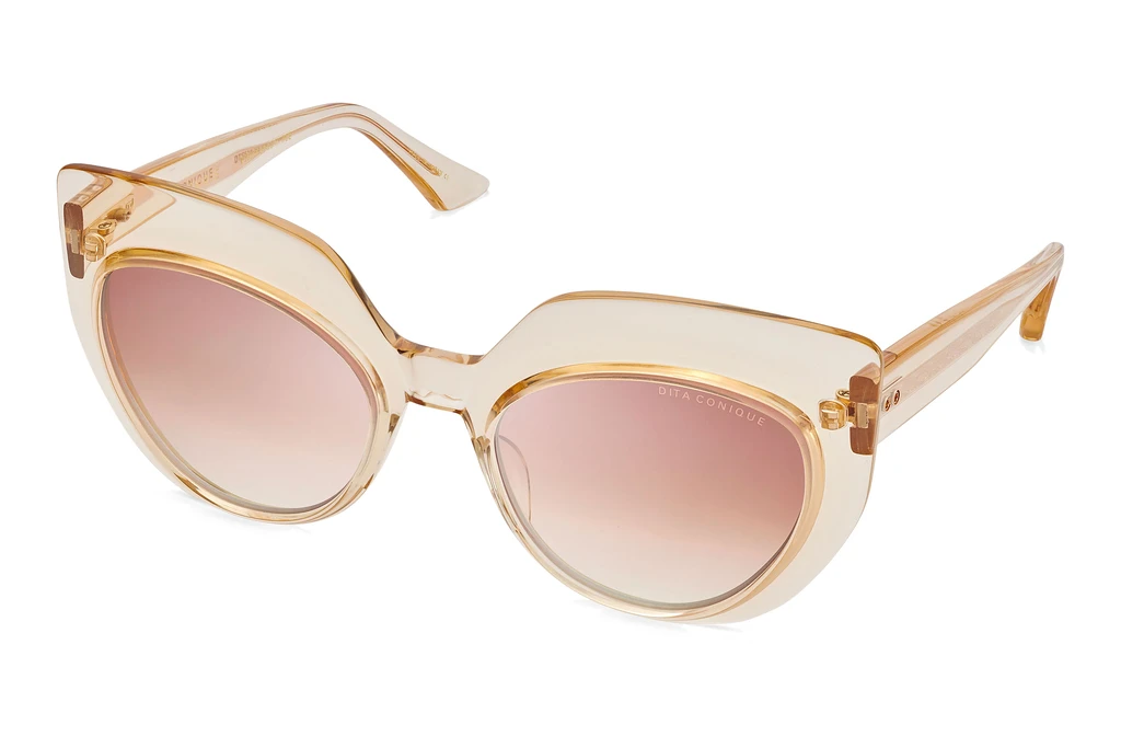 DITA   DTS-514 03 Rose to Clear - Silver Flash GradientWhite Rose Crystal