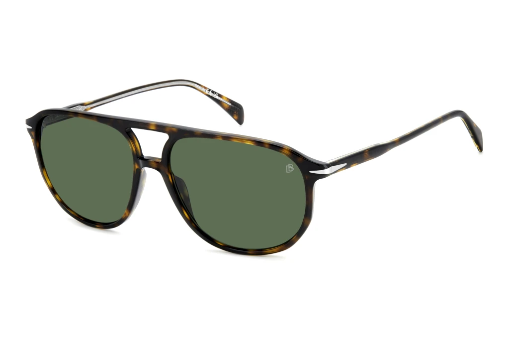 David Beckham   DB 1159/S 086/UC GREEN POLARIZEDHAVANA