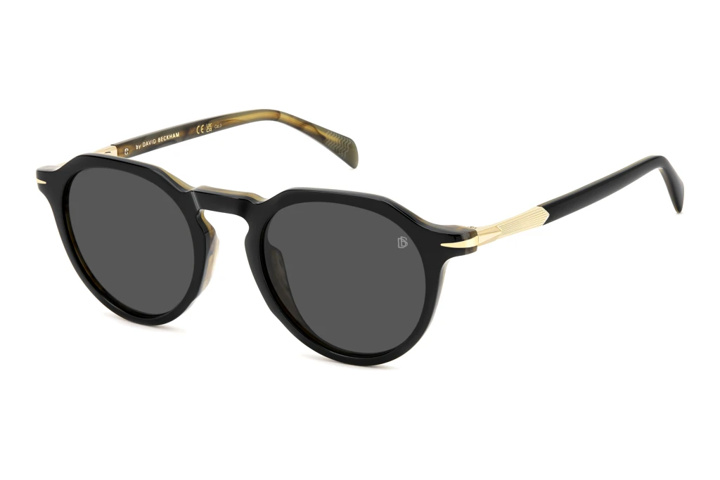 David Beckham   DB 1171/S PPO/2K GREY ANTIREFLEXSTRIPED BLACK BEIGE