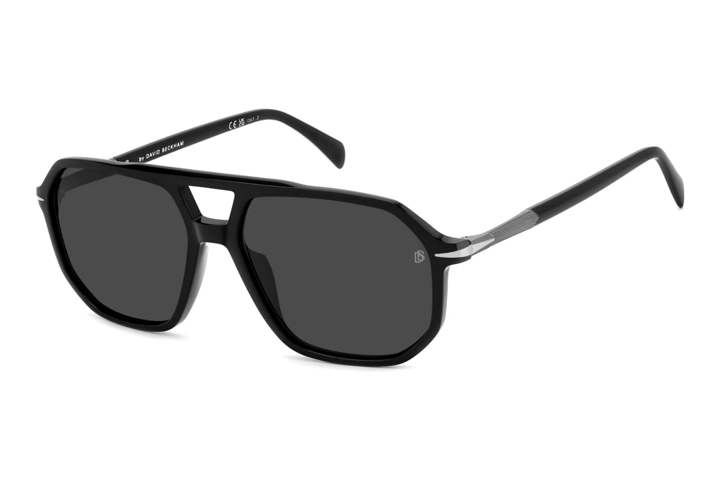 David Beckham   DB 1172/S ANS/M9 GREY POLARIZEDBLACK DARK RUTHENIUM
