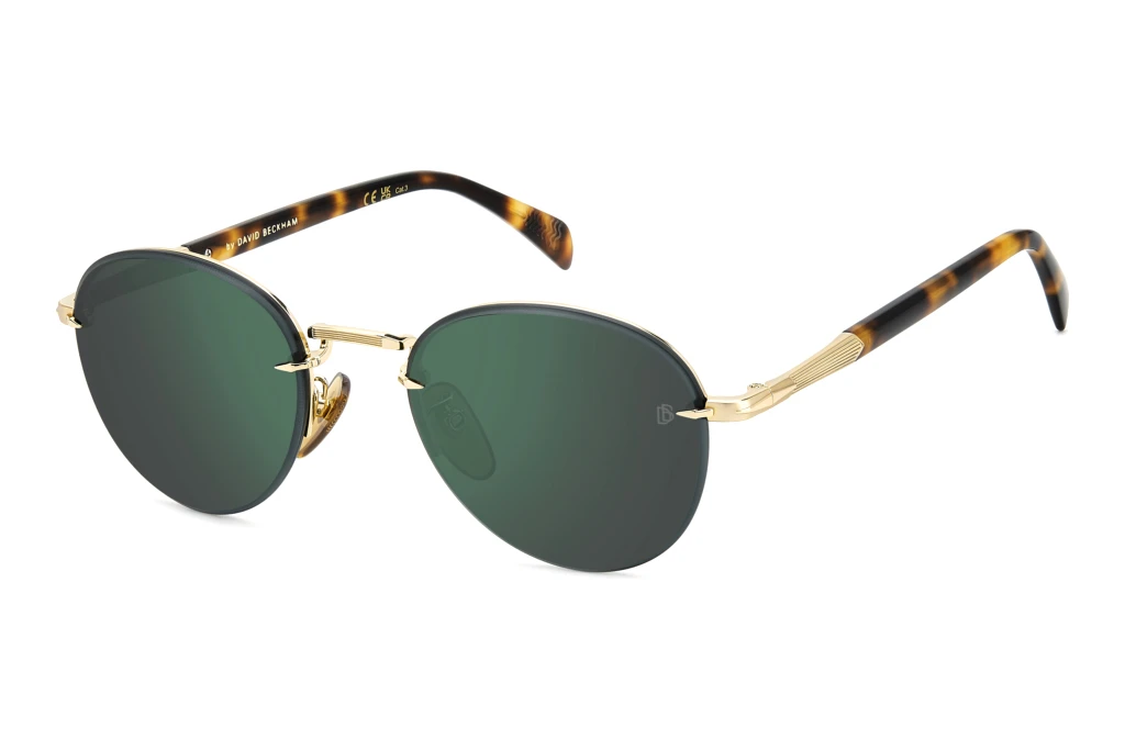 David Beckham   DB 1173/S 06J/MT GREEN MIRRORGOLD HAVANA