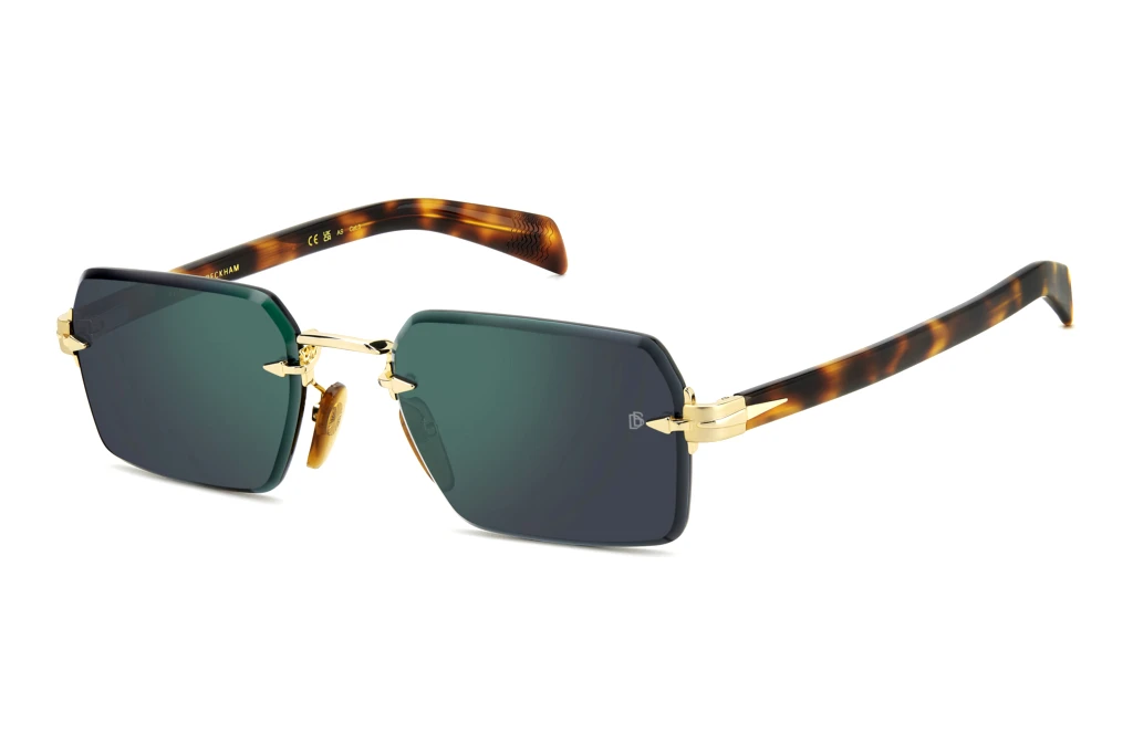 David Beckham   DB 7109/S 06J/MT GREEN MIRRORGOLD HAVANA