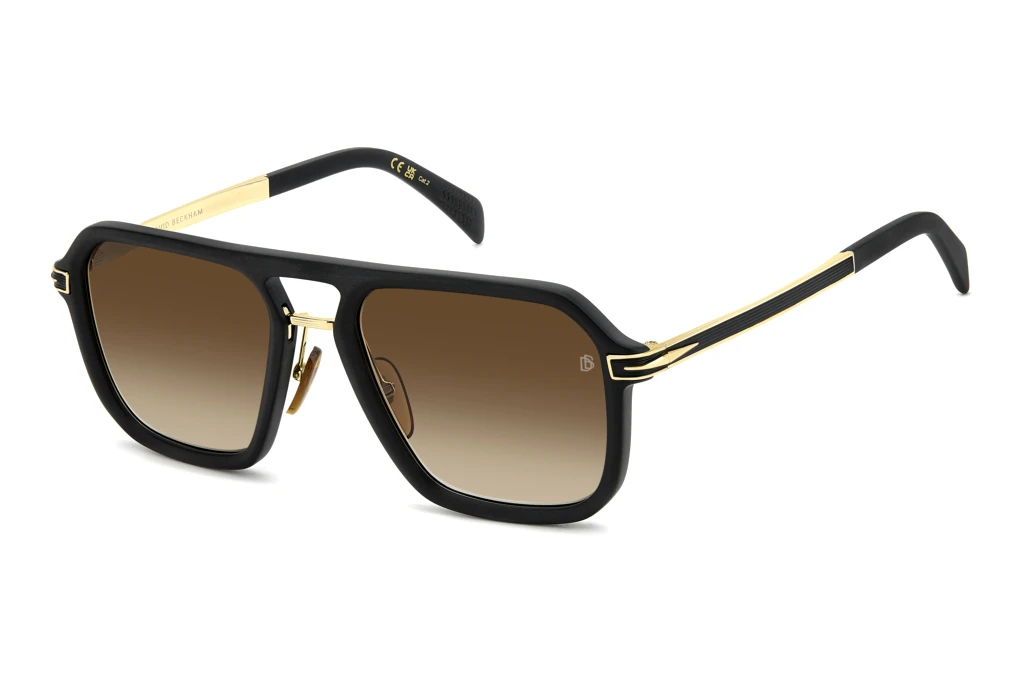 David Beckham   DB 7136/S I46/86 BLACK BROWN GREEN ANTIREFLEXMATTE BLACK GOLD