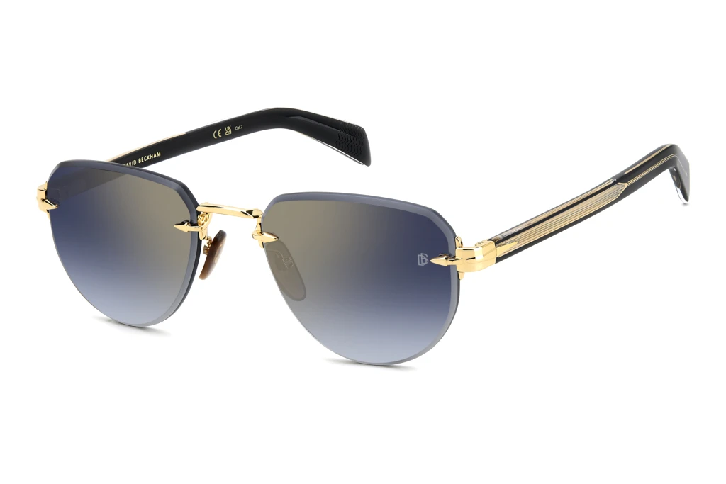 David Beckham   DB 7144/S RHL/1V BLUE SHADED GOLD MIRRORGOLD BLACK 2