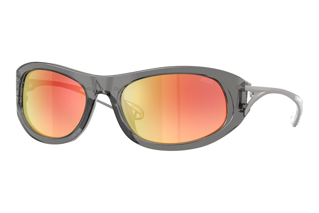 Diesel   DL2007U 2027B6 Green Gradient Brown Mirror RedTransparent Dark Grey