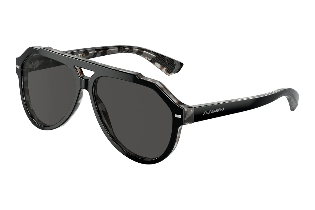Dolce & Gabbana   DG4452 340387 Dark GreyBlack On Grey Havana