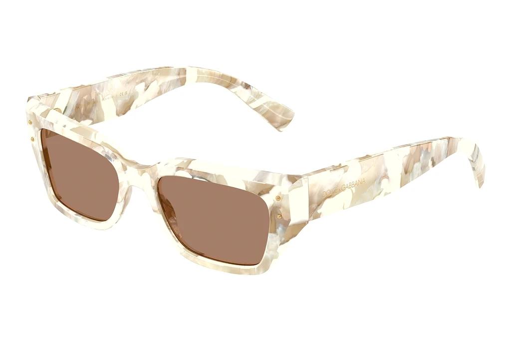 Dolce & Gabbana   DG4462 346173 Solid BrownPearl Havana Cream