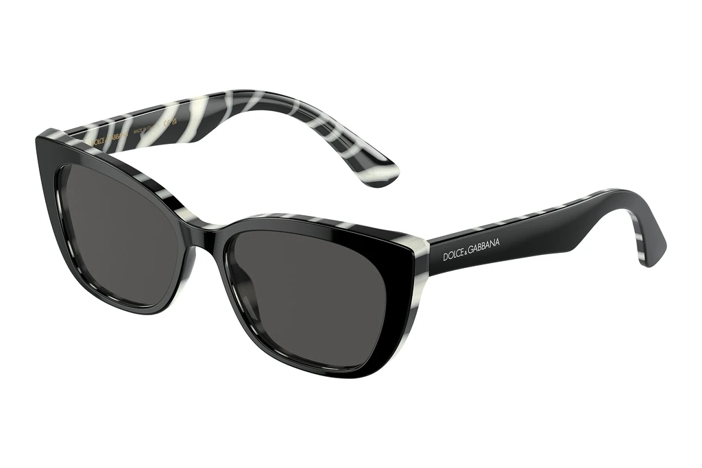 Dolce & Gabbana   DX4427 337287 Dark GreyBlack On Zebra