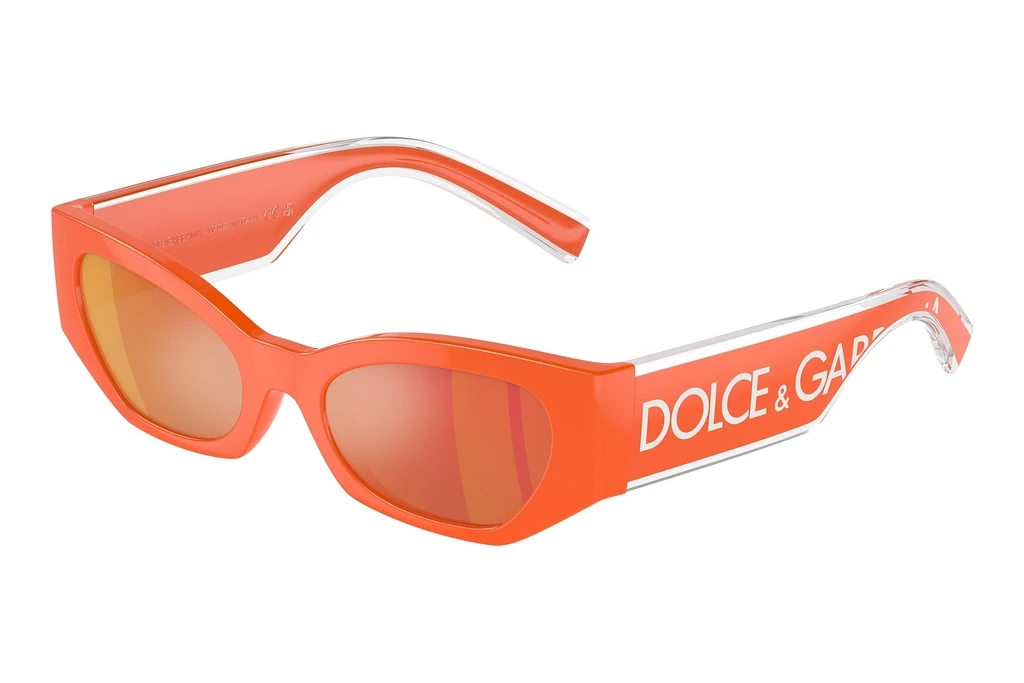 Dolce & Gabbana   DX6003 33386Q Dark Violet Mirror RedOrange