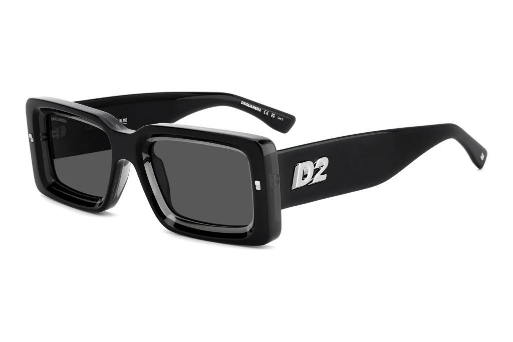 Dsquared2   D2 0142/S 08A/IR GREYBLACK GREY