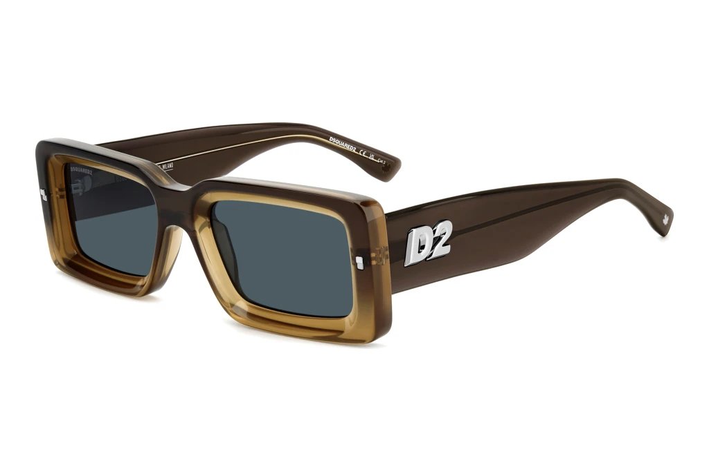 Dsquared2   D2 0142/S 9EN/KU BLUEBROWN OCHRE