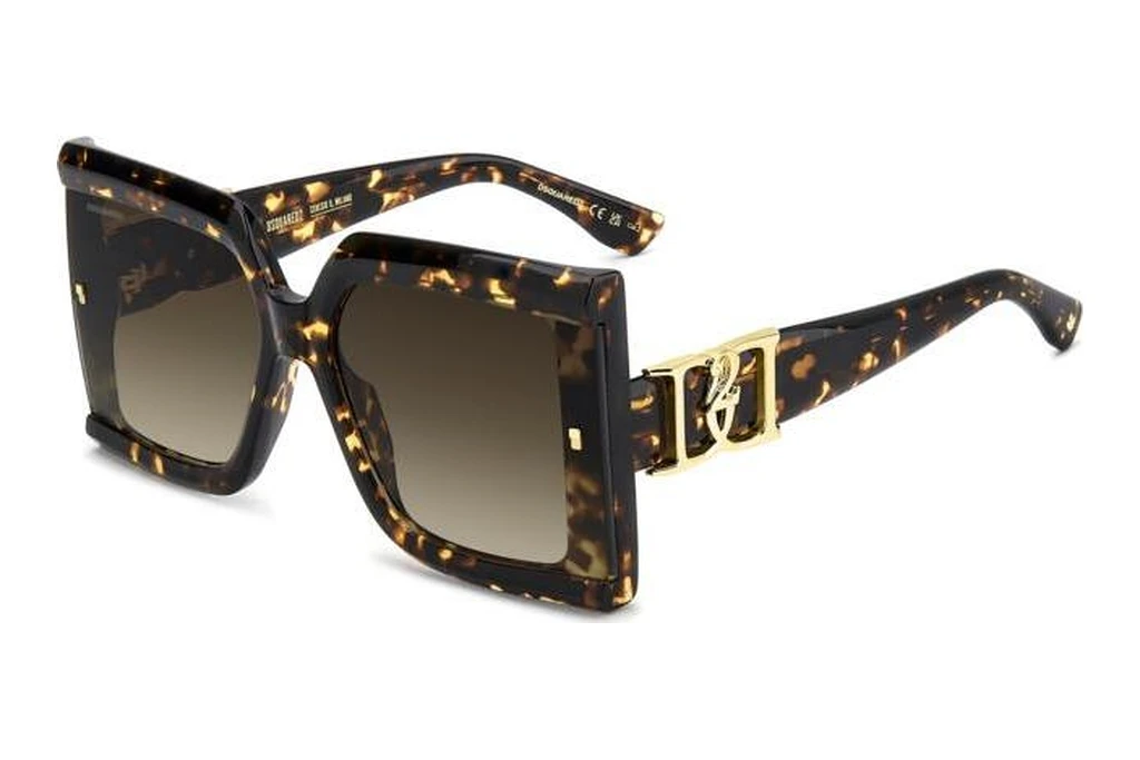 Dsquared2   D2 0185/G/S 086/HA BROWN SHADEDHAVANNA